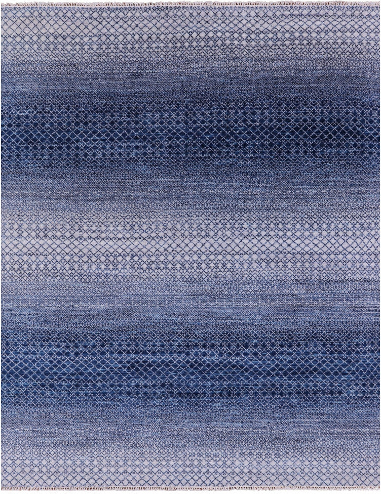 8' 2" X 10' 0" Savannah Grass Handmade Wool Rug - Q13197