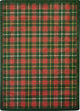 Kaleidoscope Rug, Bit O' Scotch, Tartan Green, 7'8"x10'9"
