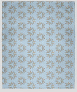 30 x 40 in Chickens-go-round Throw Blanket, After Rain Blue