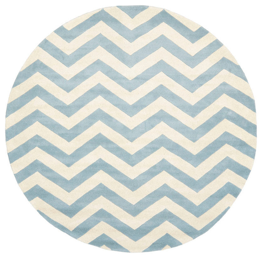 Safavieh Chatham Cht715B Blue, Ivory Area Rug
