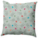 Bunnies and Eggs Easter Decorative Throw Pillow, Breezeway Green, 26x26"