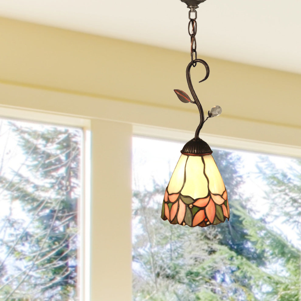 Springdale Crystal Leaf Mini Pendant