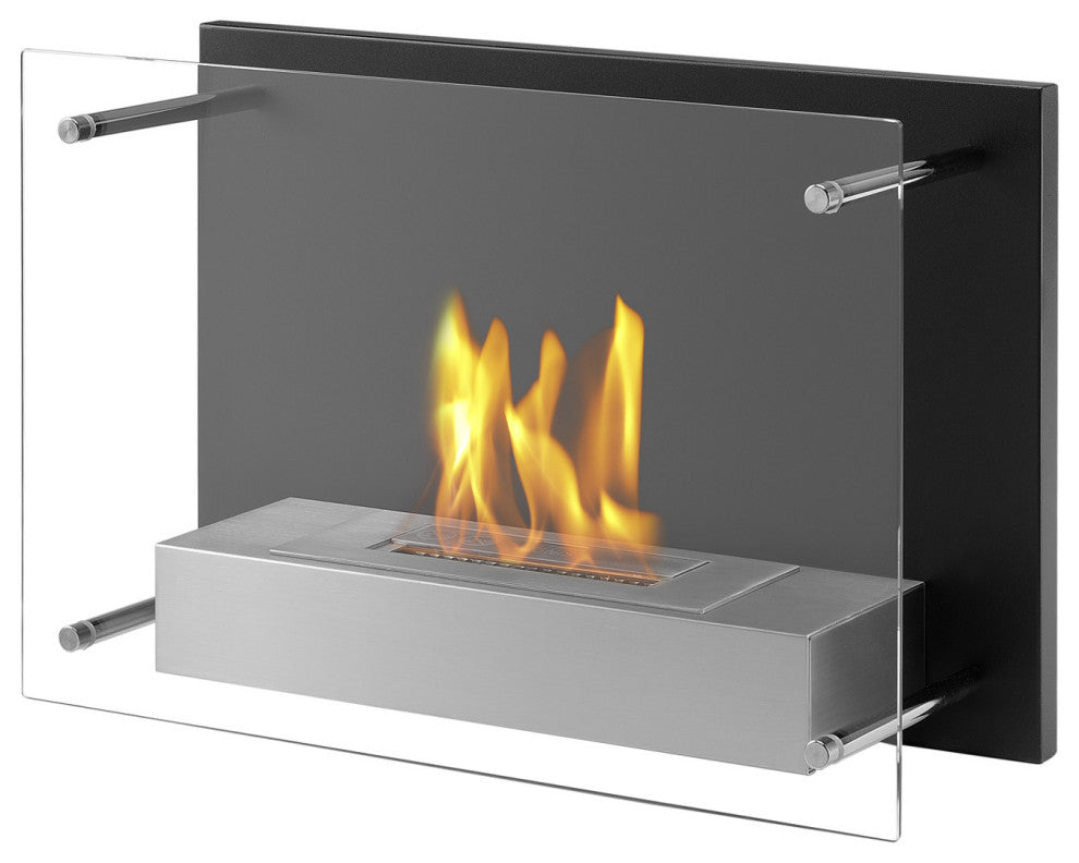 Wall Mounted Ventless Bio Ethanol Fireplace - Senti | Ignis