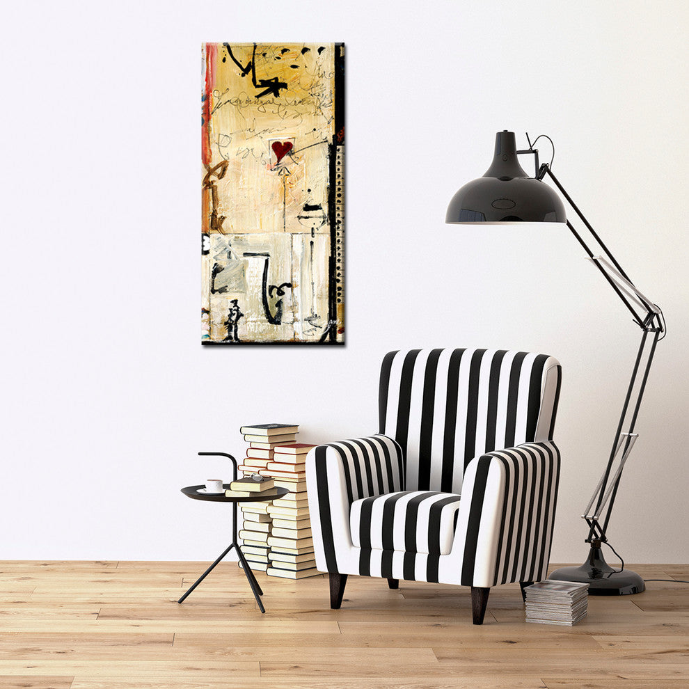 Abstract XIV, Canvas Wall Art, 40"x20"