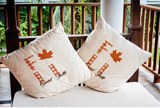 Sweet Fall Indoor/Outdoor Throw Pillow, Nutmeg, 20"x20"