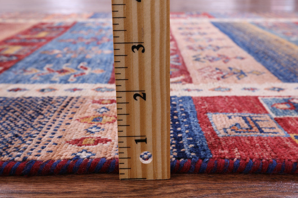 2' 6" X 8' 1" Persian Gabbeh Tribal Hand-Knotted Wool Runner Rug Q10933
