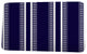 Upscale Getaway Dashing Stripe Stripe Print Bath Mat, Navy Blue, 17"x24"