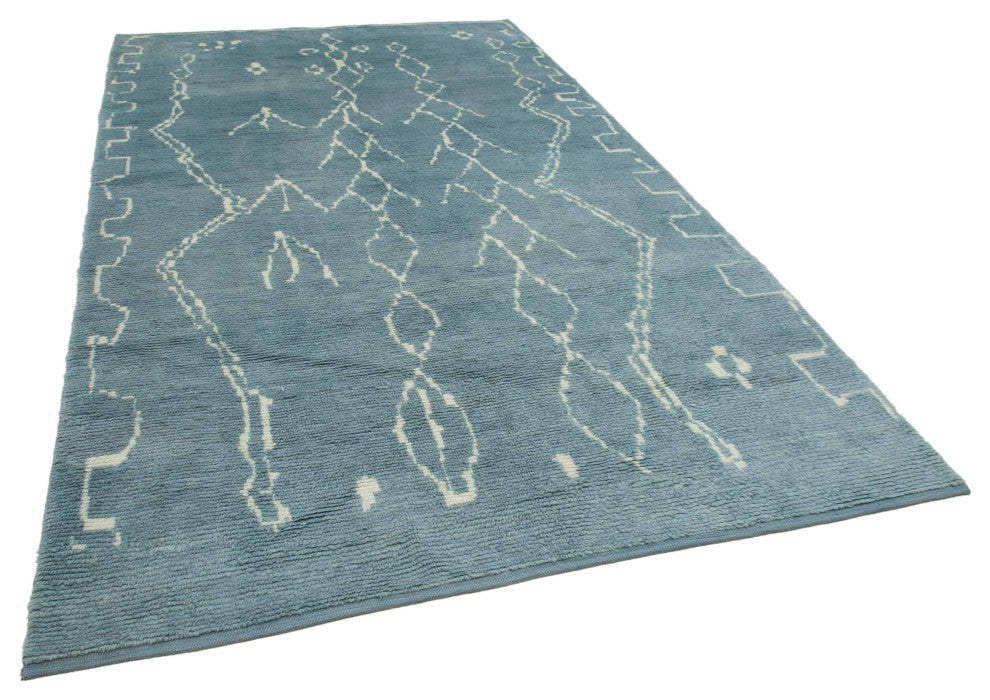 Rug N Carpet - Handmade Unique 6' 3'' x 10' 9'' Moroccan Area Rug