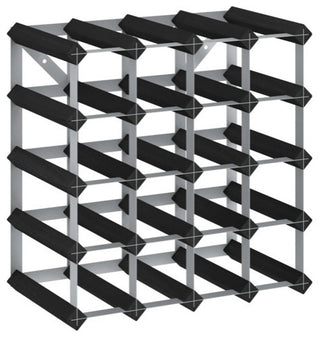 vidaXL Countertop Wine Rack Bottle Holder for 20 Bottles Wine Storage Solid Wood