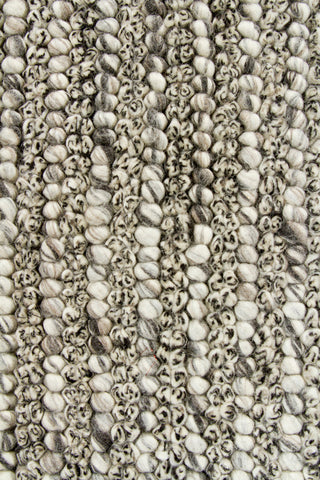 Anni Contemporary Area Rug, Gray, 7'9" Round