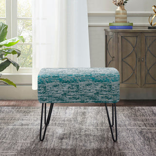 Jacquard Ottoman Ottoman, Alhambra, 19''x13''x17''