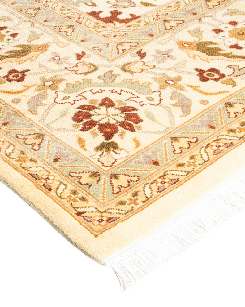 Mogul, One-of-a-Kind Hand-Knotted Area Rug Ivory, 9' 1" x 12' 1"