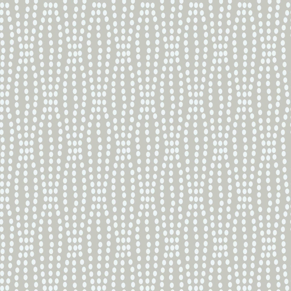 Taupe & White Strands Peel & Stick Wallpaper