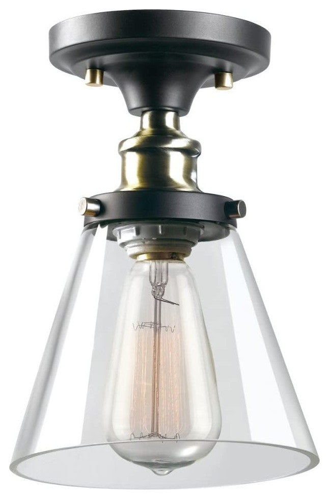 Mini Semi Flush Mount Ceiling Light antique ceiling light fixture with bronze