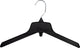 Recycled Stackable Black Plastic Hanger, 15"