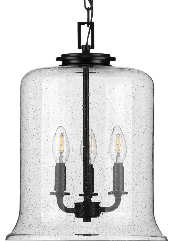 Winslett Collection Black 3-Light Pendant