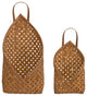 Bamboo Wall Basket, 2-Piece Set