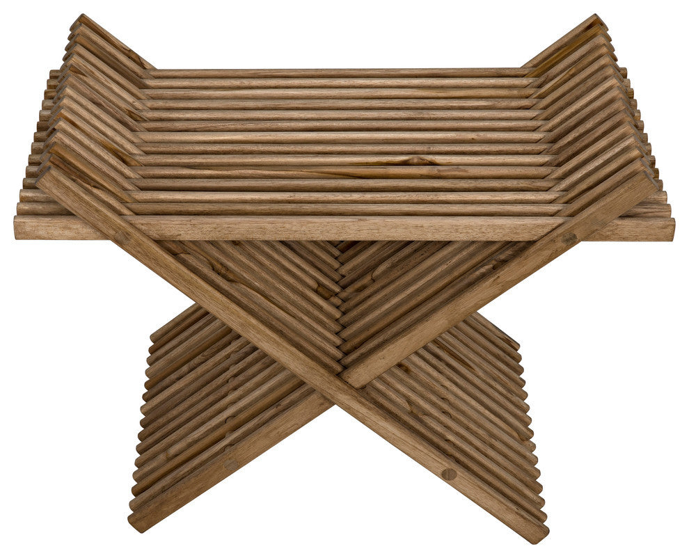 Dede Folding Stool, Teak