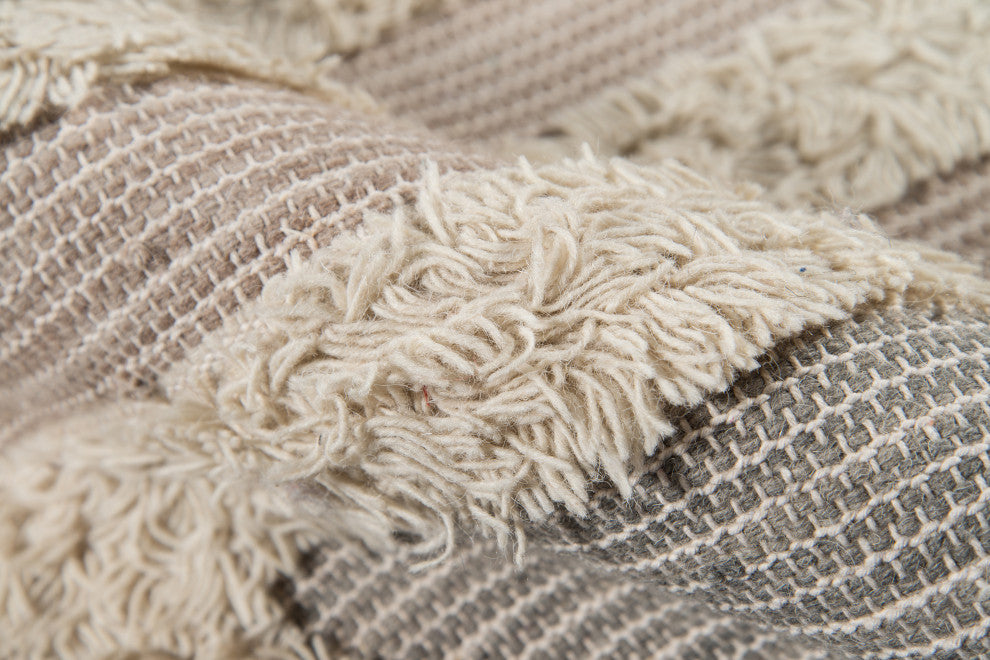 Momeni Harper Hand Woven Wool Beige Area Rug 2'x3'