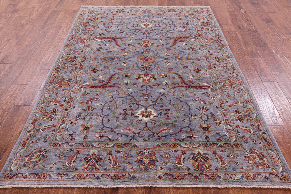 Handmade Persian Tabriz Wool Rug 5' 9" X 8' 1" Q10770