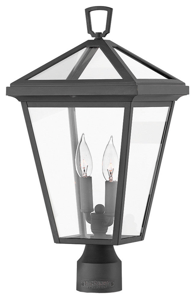 Hinkley Alford Place 20.25" Md LED Post/Pier Mount Lantern, Museum Black