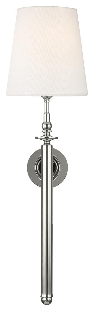 Capri Sconce, Polished Nickel
