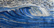Detailed Wave Design Marble Mosaic, 24"x47"