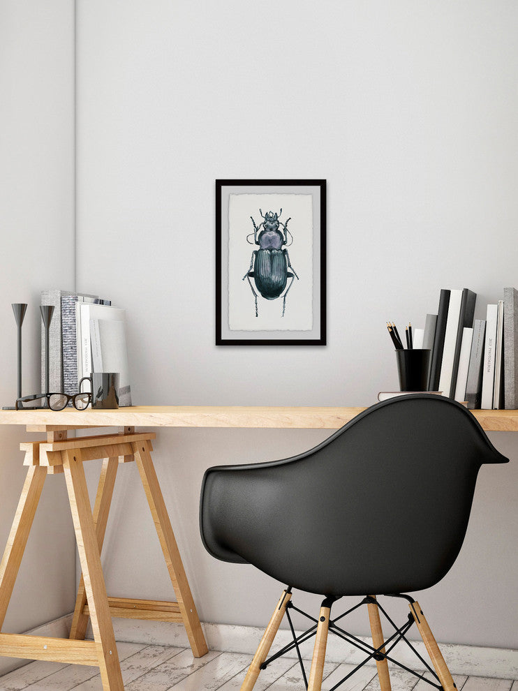 "Armored Bug" Framed Painting Print, 16"x24"