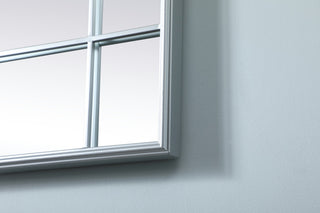 French Panel Wall Mirror 30x40", Silver