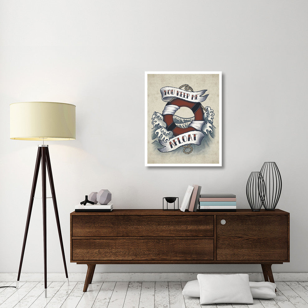 "Sailor Wisdom II" Digital Paper Print by Janelle Penner, 30"x37"