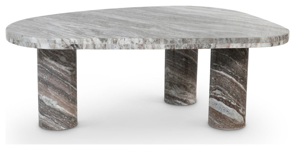 Messina Marble Coffee Table, Brown