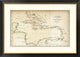 "Map of the West Indies, 1794" Framed Digital Print by Jedidiah Morse, 40x29"