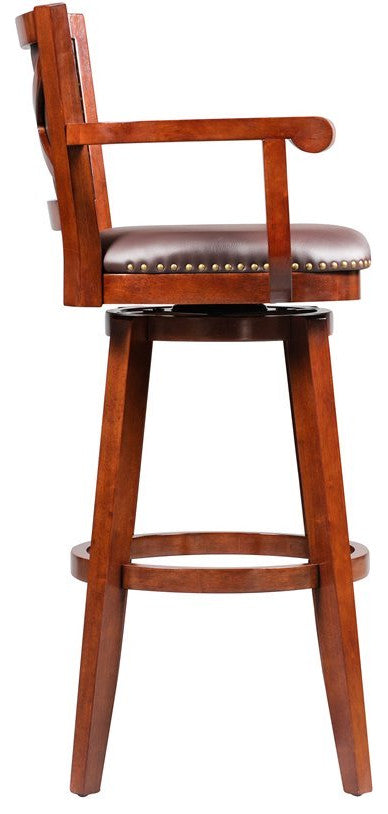 Broadmoor Swivel Extra Tall Barstool [Cherry]