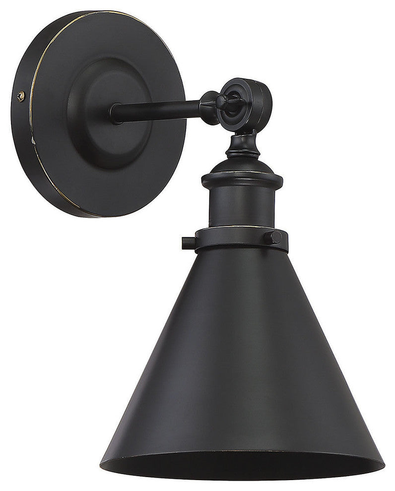 Glenn 1-Light Wall Sconce, Classic Bronze, 12"