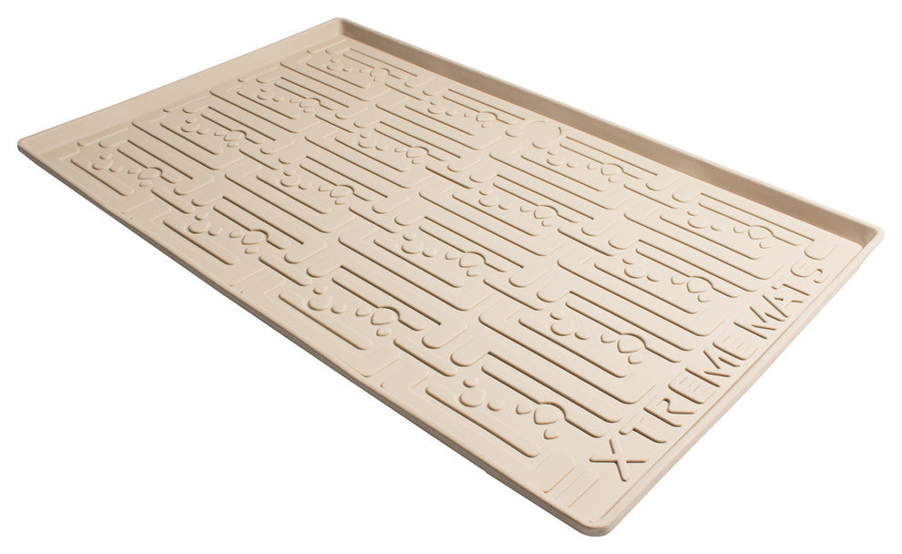 Xtreme Mats Under Sink Bathroom Cabinet Mat, Beige, 31 1/4" X 19 1/4"