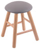 Holland Bar Stool, Oak Round Cushion Vanity Stool, Smooth Legs