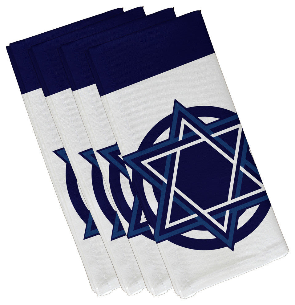 Decorative Holiday Napkin, Set of 4, Blue