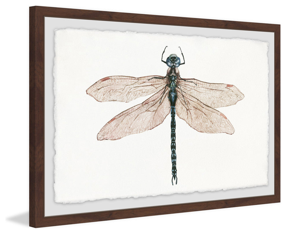 "Dual Wings" Framed Painting Print, 30"x20"