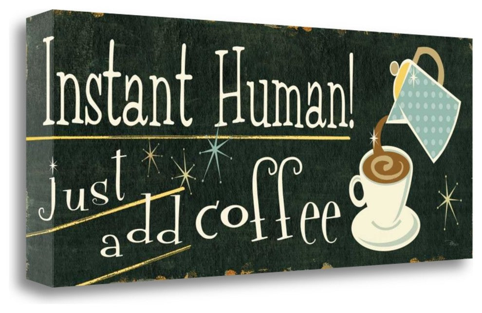 "Funny Coffee III" By Pela Studio, Giclee Print on Gallery Wrap Canvas