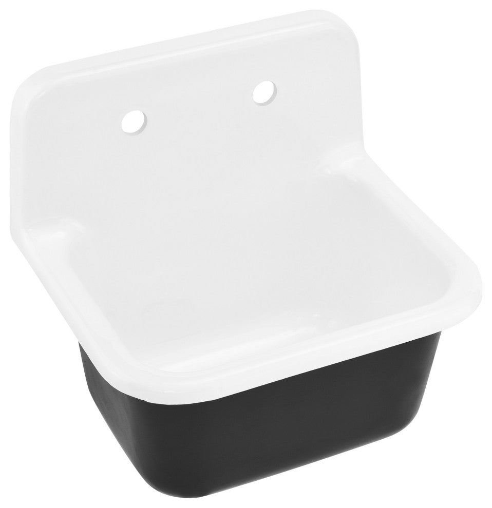 Loire 26" Wall Hung Cast Iron Bathroom Sink