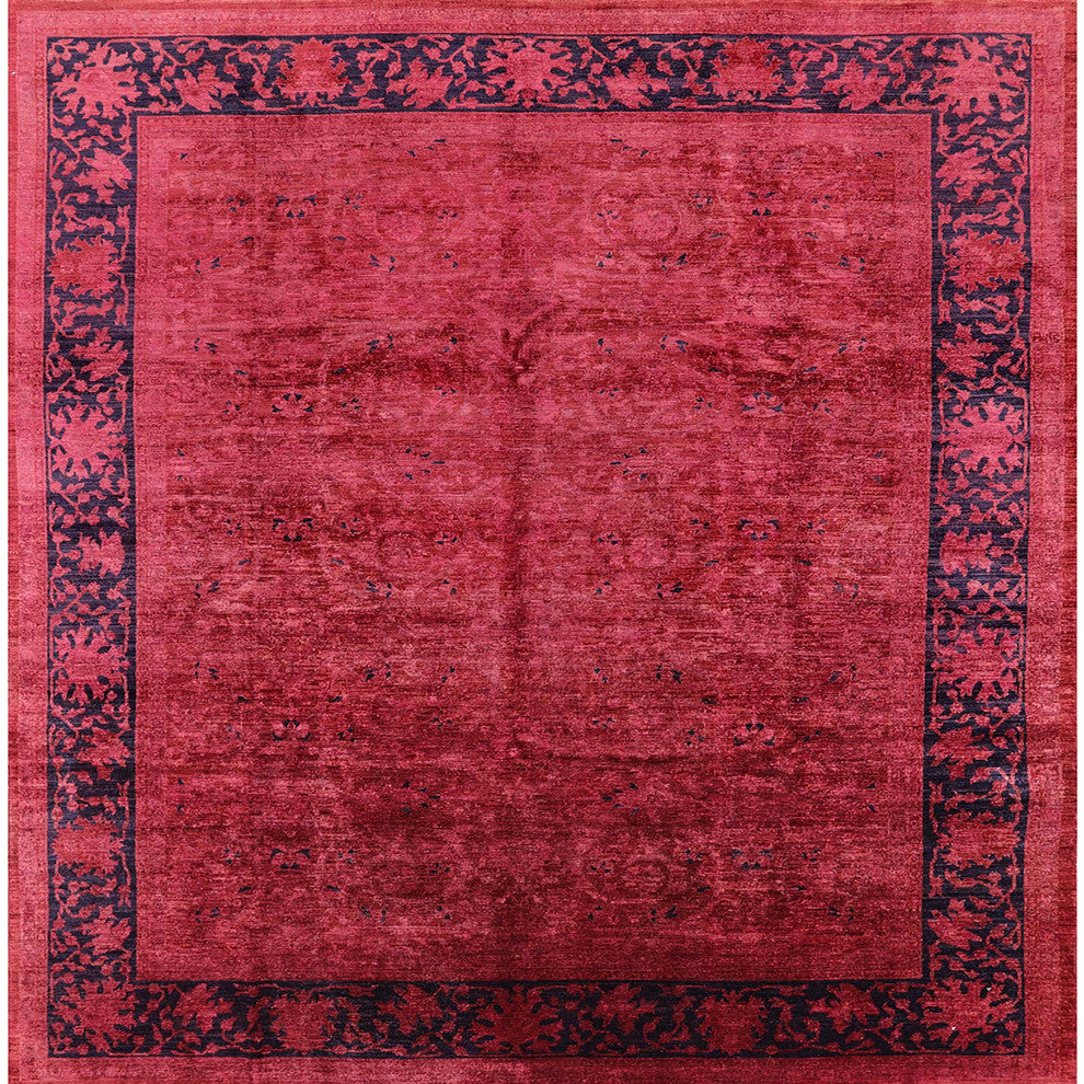 Ahgly Company Indoor Square Mid-Century Modern Area Rugs, 6' Square