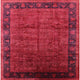 Ahgly Company Indoor Square Mid-Century Modern Area Rugs, 6' Square
