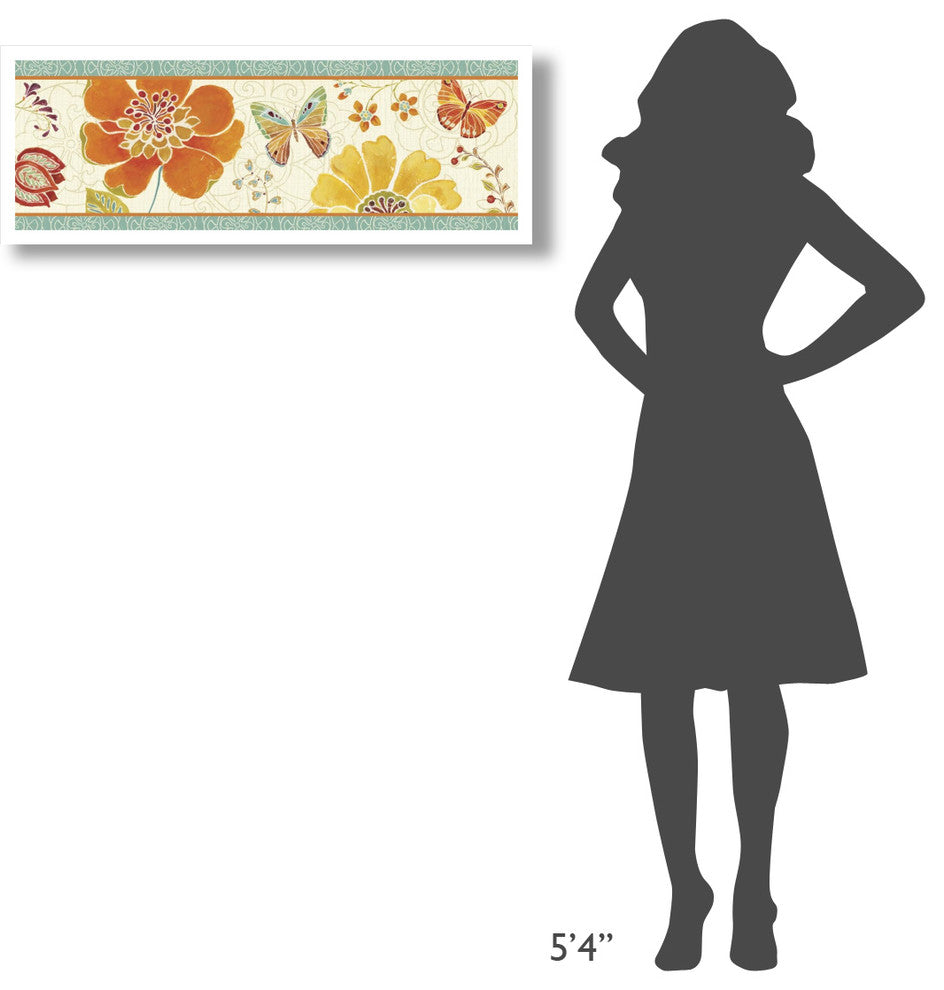 "Spice Bouquet IV" Digital Paper Print by Daphne Brissonnet, 38"x14"