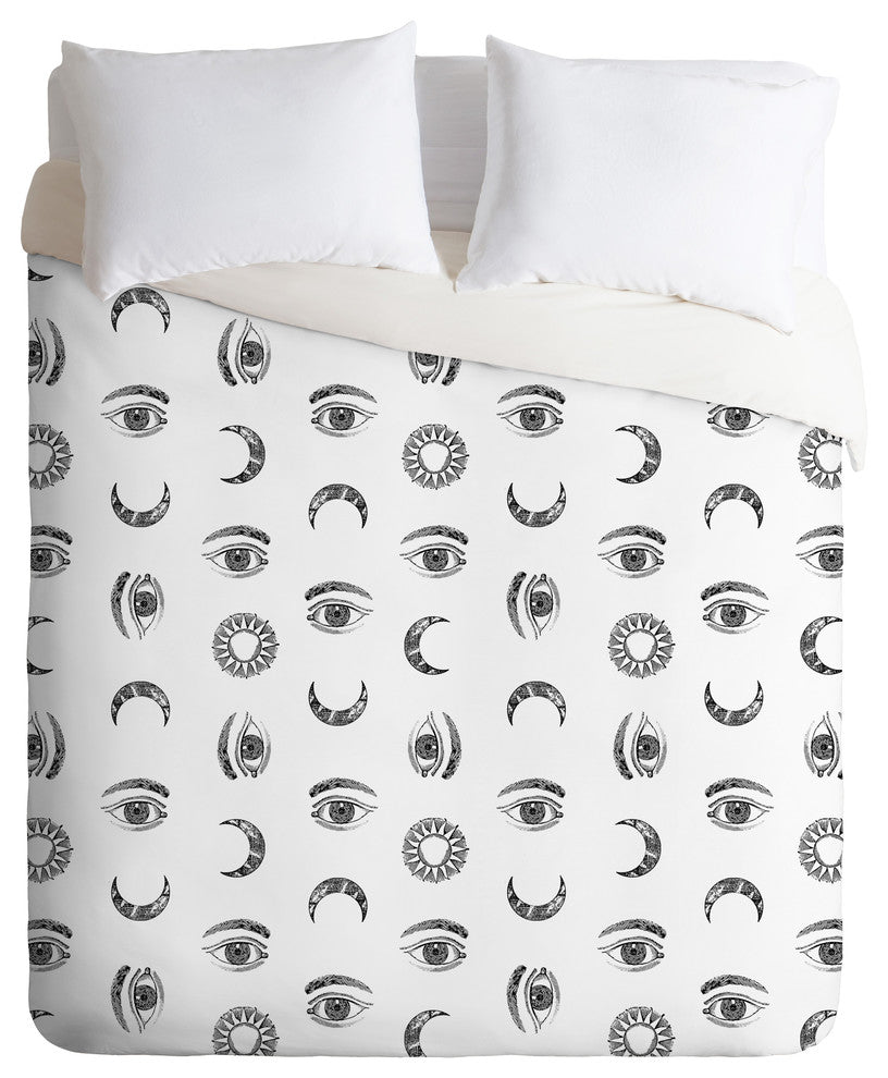 Emanuela Carratoni Moon and Sun Duvet Cover Set, Queen