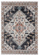 Abani Azure Collection AZR120A Medallion Area Rug, Beige, 7'9"x10'2"