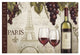 "Wine in Paris I" Digital Paper Print by Janelle Penner, 26"x18"