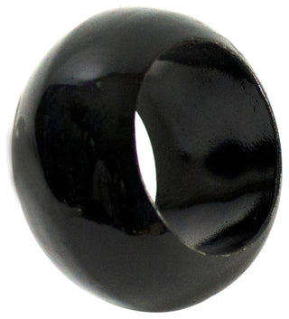 Napkin Rings, Set of 6, Black