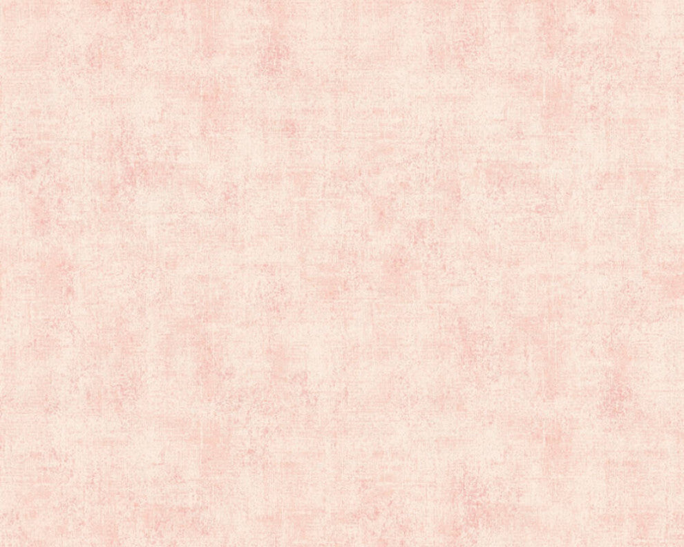 Plain Textured Wallpaper, Random Grainy Spots, 374167, Pink Rose Beige, 1 Roll