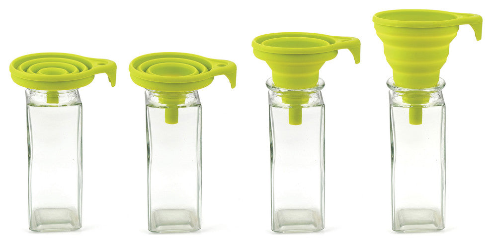 Silicone Funnel - Collapsible - Green