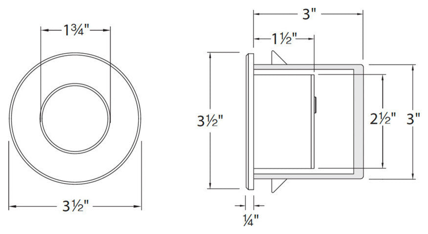 WAC Lighting LEDme Full Round Outdoor Step and Wall Light, Brushed Nickel